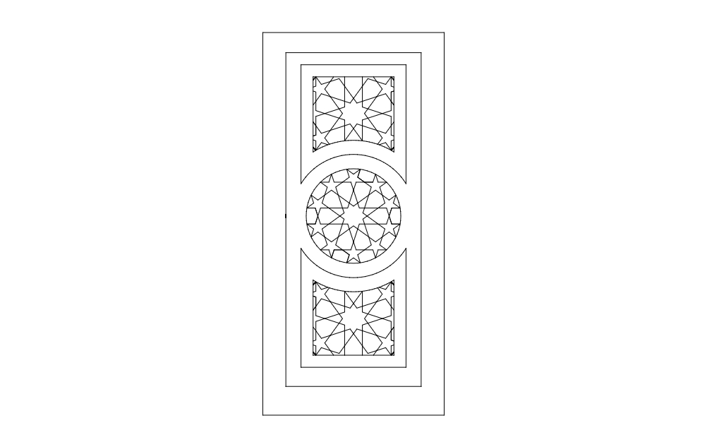 طرح سلجوقلوکلاکاپ مناسب برای استفاده در دستگاه های cnc چوب و cnc لیزر - selcuklukap dxf file
