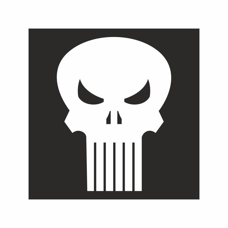 طرح فایل سی دی آر مجازاتگر مناسب برای استفاده در دستگاه های cnc چوب و cnc لیزر - the punisher cdr file
