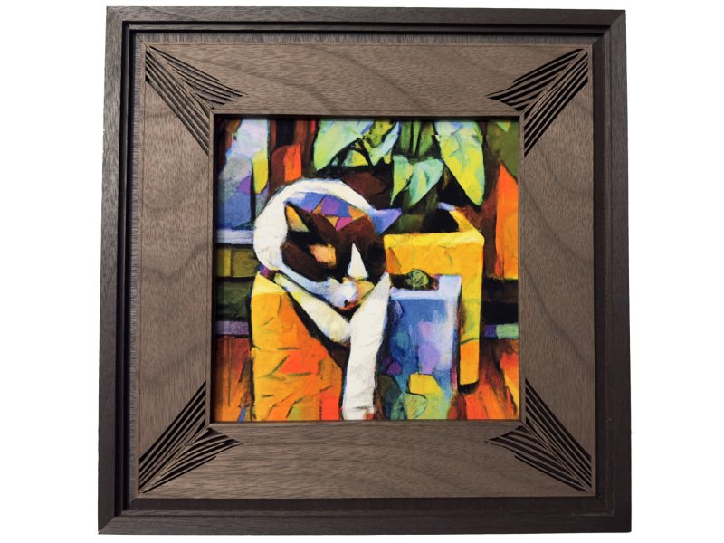 طرح قاب عکس فانتزی مناسب برای استفاده در دستگاه های cnc چوب و cnc لیزر - laser cut fancier picture frame