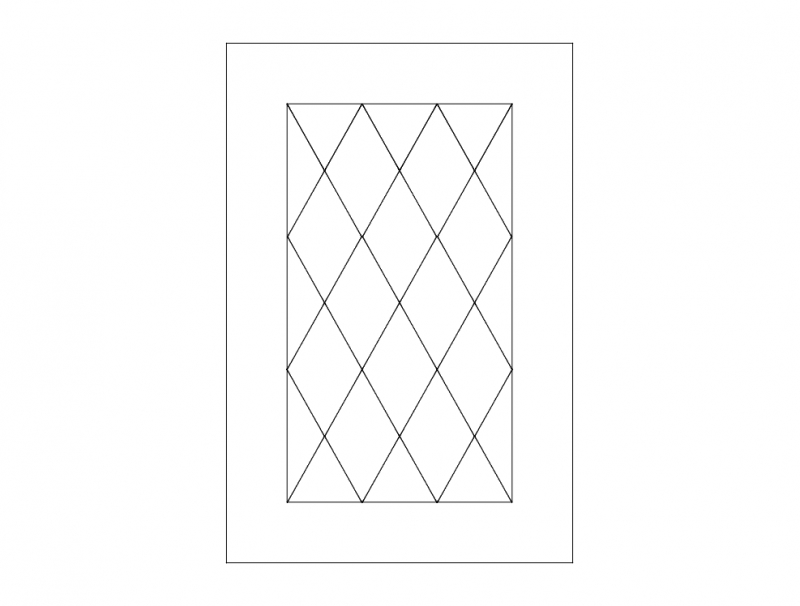 طرح درب زیبا مناسب برای استفاده در دستگاه های cnc چوب و cnc لیزر - elegant door design dxf file