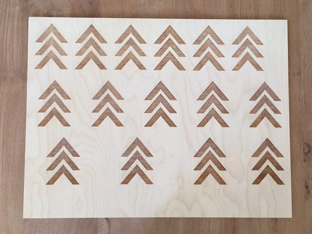 طرح دکور علامت فلش مناسب برای استفاده در دستگاه های cnc چوب و cnc لیزر - laser cut arrow sign decor