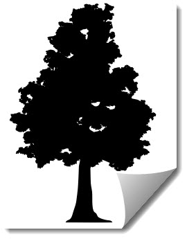 طرح درخت شماره ۱ مناسب برای استفاده در دستگاه های cnc چوب و cnc لیزر - tree 1 dxf file
