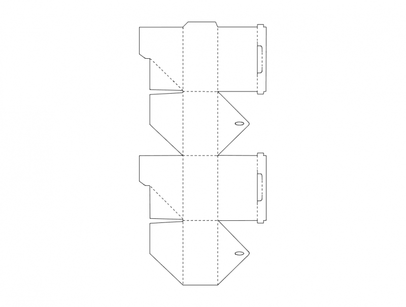 طرح جعبه حمل و نقل مناسب برای استفاده در دستگاه های cnc چوب و cnc لیزر - shipping storage box dxf file