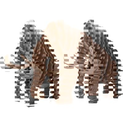 طرح پازل سه بعدی ماموت مناسب برای استفاده در دستگاه های cnc چوب و cnc لیزر - mammoth 3d puzzle cdr file