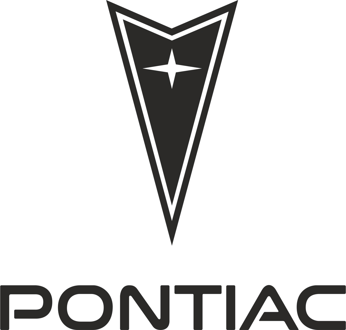 طرح فایل وکتور لوگوی پونتیاک ( ) مناسب برای استفاده در دستگاه های cnc چوب و cnc لیزر - pontiac logo vector cdr file