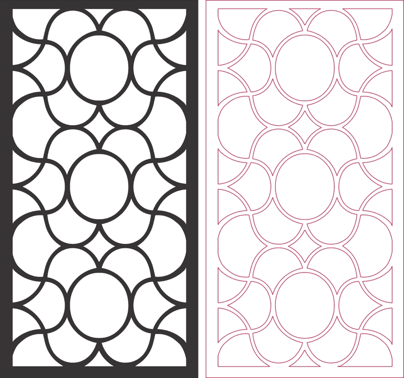 طرح های الگوی دو بعدی 161 مناسب برای استفاده در دستگاه های cnc چوب و cnc لیزر - dxf pattern designs 2d 161 dxf file