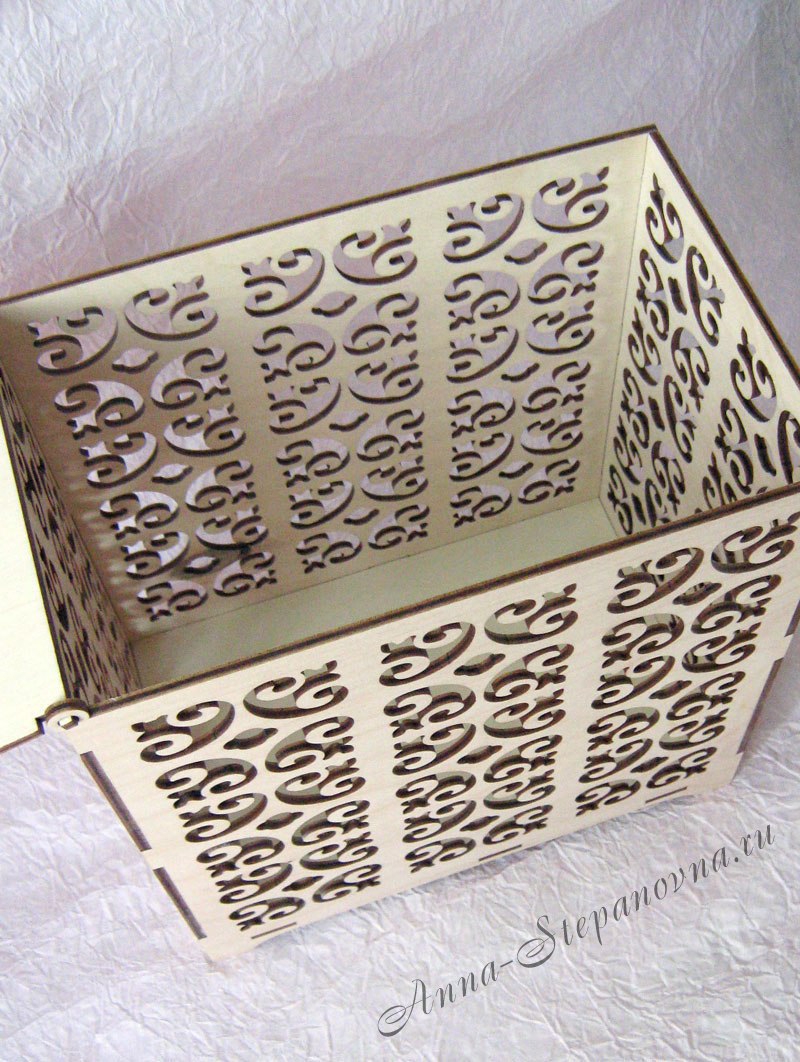 طرح جعبه عروسی مناسب برای استفاده در دستگاه های cnc چوب و cnc لیزر - wedding box laser cut cdr file