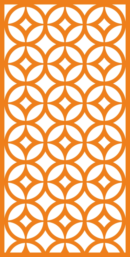 طرح هندسی تزئینی مناسب برای استفاده در دستگاه های cnc چوب و cnc لیزر - geometric ornament pattern cdr file