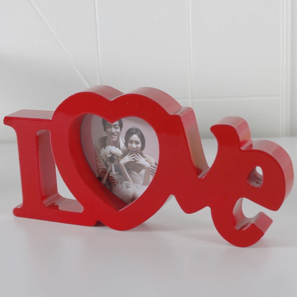 طرح قاب عکس عاشقانه دونفره مناسب برای استفاده در دستگاه های cnc چوب و cnc لیزر - laser cut love couple photo frame cdr file