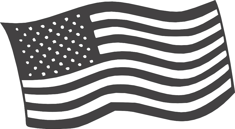 طرح پرچم آمریکا رایگان مناسب برای استفاده در دستگاه های cnc چوب و cnc لیزر - free american flag dxf file