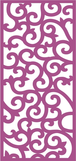 طرح پنل بدون درز 201 مناسب برای استفاده در دستگاه های cnc چوب و cnc لیزر - laser cut vector panel seamless 201 cdr file