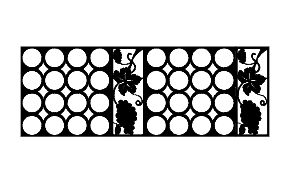 طرح قفسه نوشابه مناسب برای استفاده در دستگاه های cnc چوب و cnc لیزر - wine rack dxf file