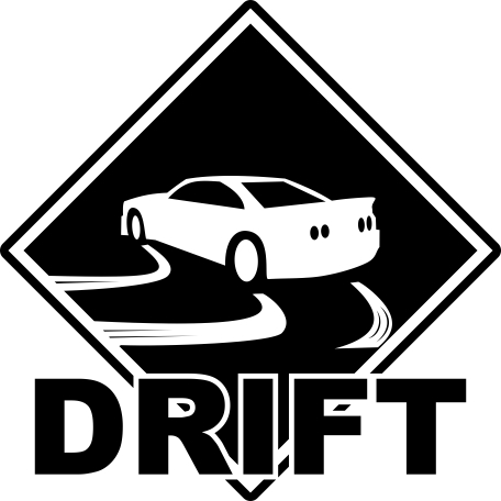 طرح استیکر دریفت مناسب برای استفاده در دستگاه های cnc چوب و cnc لیزر - drift sticker cdr file