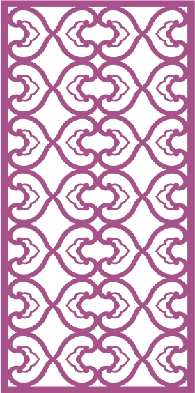 طرح پنل وکتور بدون درز شماره ۲۹۵ مناسب برای استفاده در دستگاه های cnc چوب و cnc لیزر - laser cut vector panel seamless 295 cdr file