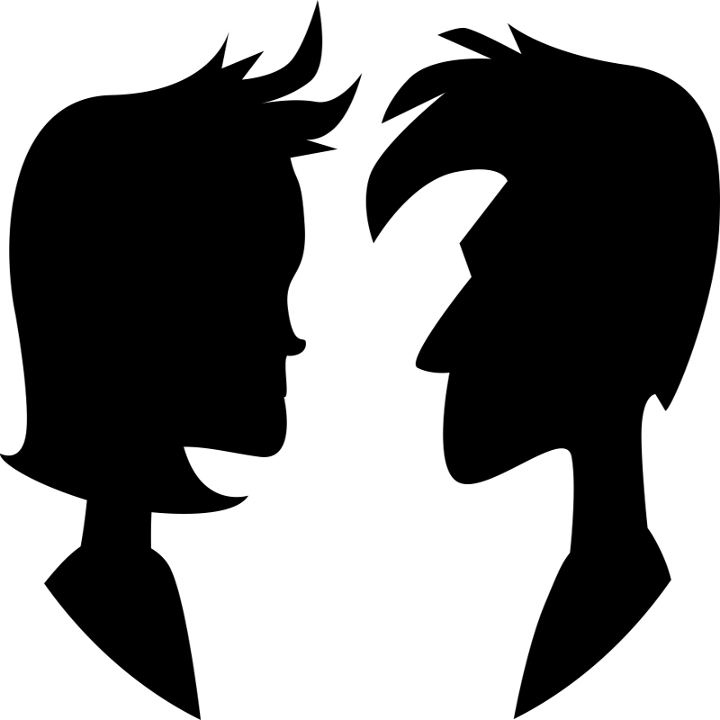 طرح سیلوئت زوج مناسب برای استفاده در دستگاه های cnc چوب و cnc لیزر - couple silhouette cdr file