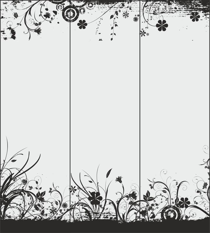 طرح برگ سندبلاست شده مناسب برای استفاده در دستگاه های cnc چوب و cnc لیزر - leaf pattern sandblasted cdr file