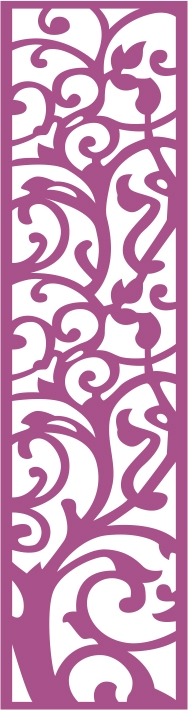 طرح پنل وکتور بدون درز شماره ۱۸۸ مناسب برای استفاده در دستگاه های cnc چوب و cnc لیزر - laser cut vector panel seamless 188 cdr file