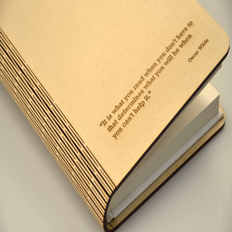 طرح جلد کتاب لولای لیوینگ مناسب برای استفاده در دستگاه های cnc چوب و cnc لیزر - lliving hinge book cover laser cut cdr file