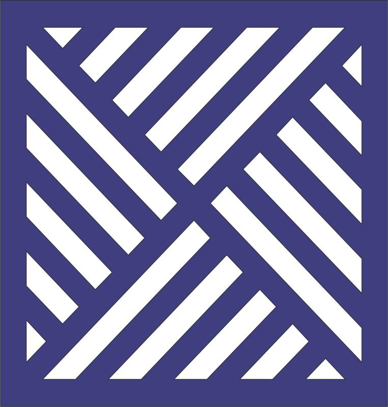 طرح با طرح وکتور انتزاعی هندسی مناسب برای استفاده در دستگاه های cnc چوب و cnc لیزر - abstract geometric vector pattern dxf file