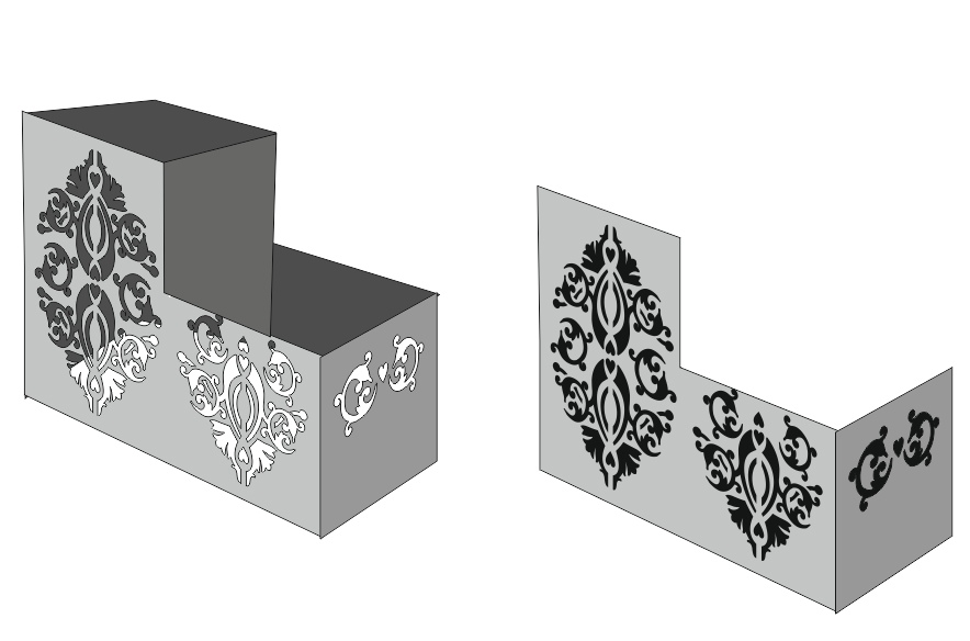 طرح جا مدادی لیزری برش DIY مناسب برای استفاده در دستگاه های cnc چوب و cnc لیزر - diy lasercut pencil holder cdr file
