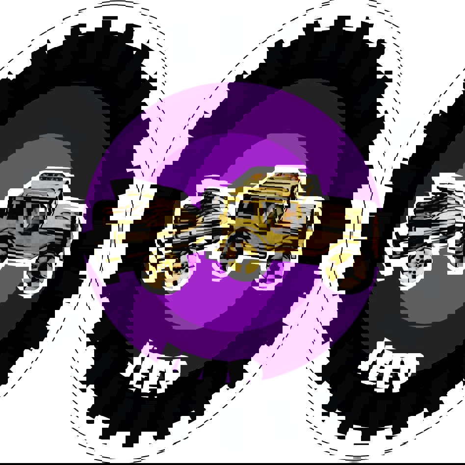 طرح پازل سه بعدی جیپ مناسب برای استفاده در دستگاه های cnc چوب و cnc لیزر - laser cut jeep 3d puzzle dxf file