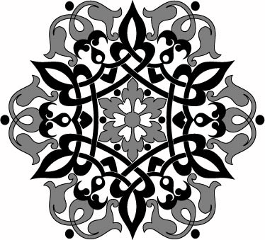 طرح فایل AI طرح اسلیمی عربی مناسب برای استفاده در دستگاه های cnc چوب و cnc لیزر - arabic arabesque design ai file