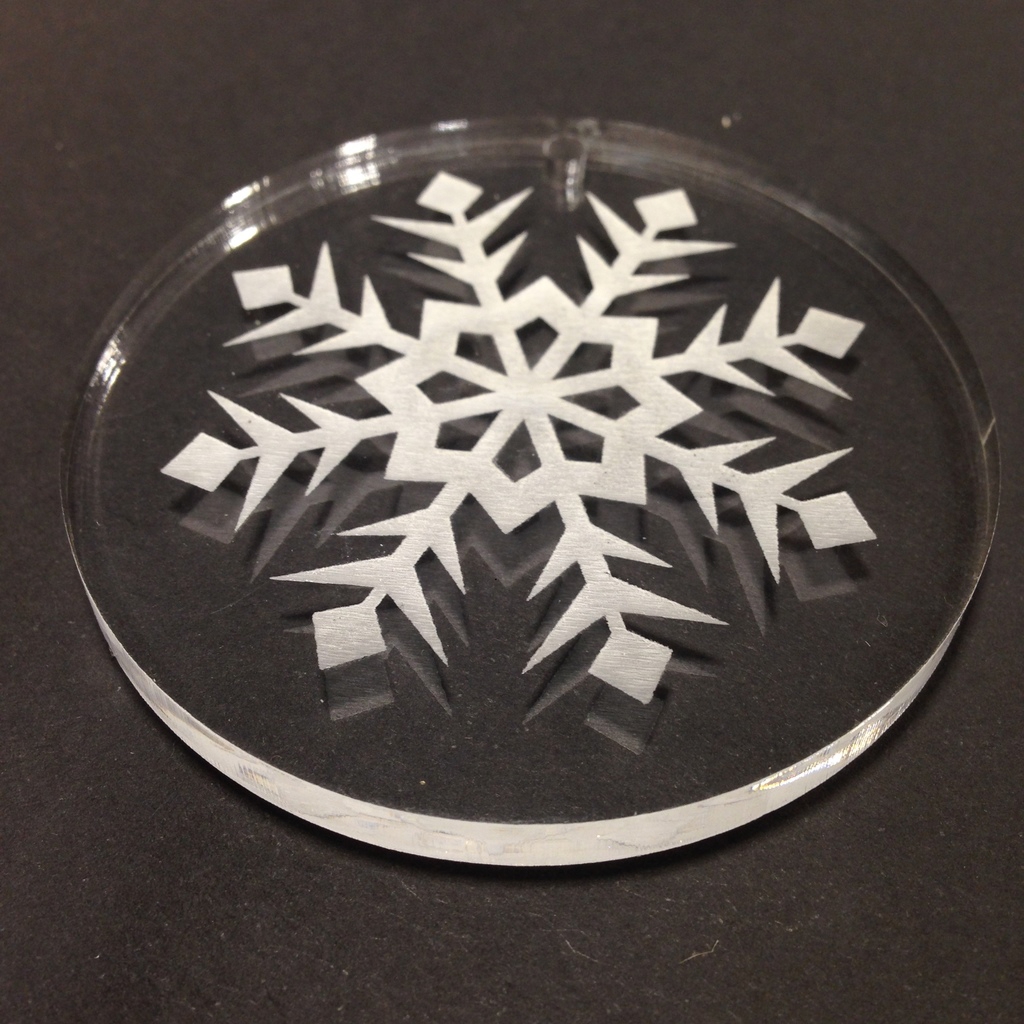 طرح دانه برف مناسب برای استفاده در دستگاه های cnc چوب و cnc لیزر - laser cut snowflake ornaments dxf file