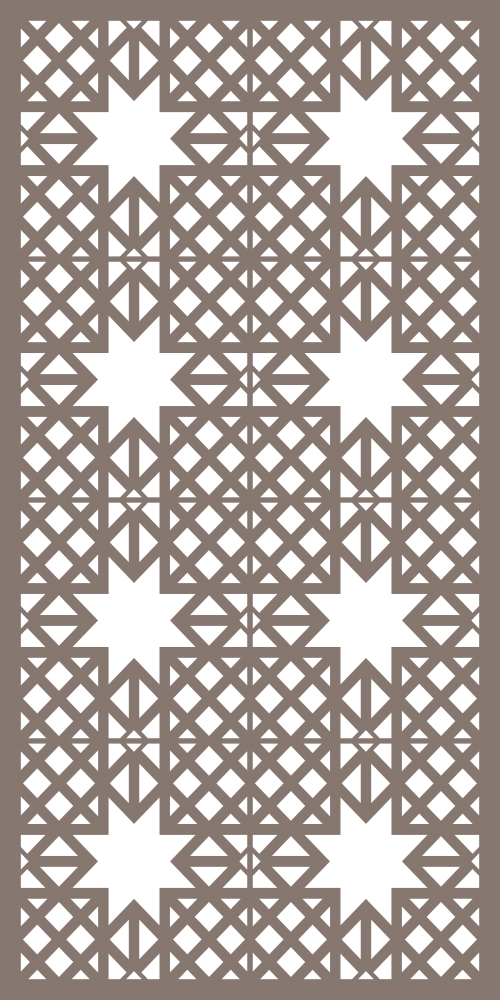 طرح فایل کورل cdr با طرح وکتور پنل دکوراتیو مدولار مناسب برای استفاده در دستگاه های cnc چوب و cnc لیزر - modular decorative screen panel pattern vector cdr file