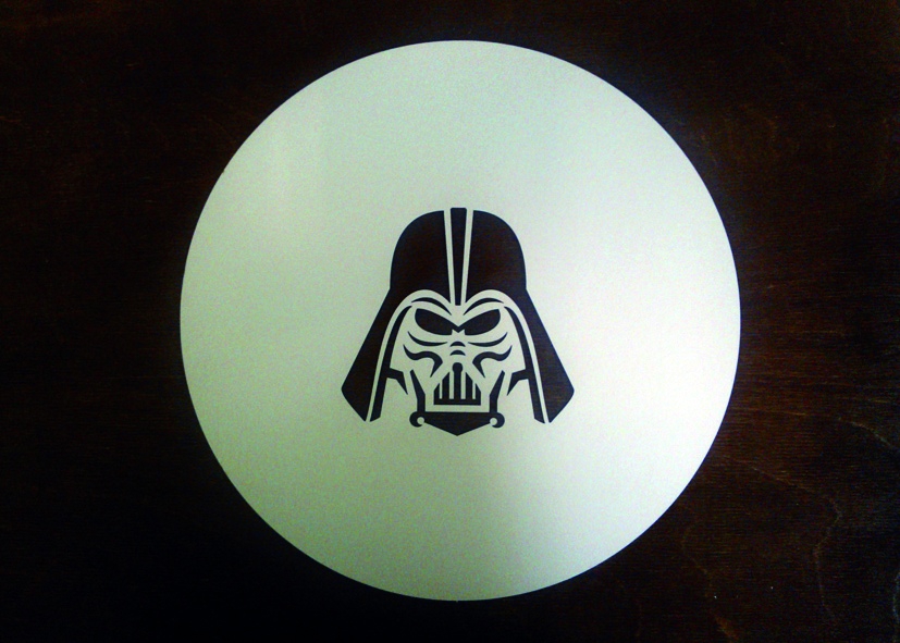 طرح حکاکی دارث ویدر مناسب برای استفاده در دستگاه های cnc چوب و cnc لیزر - laser cut engrave darth vader cdr file