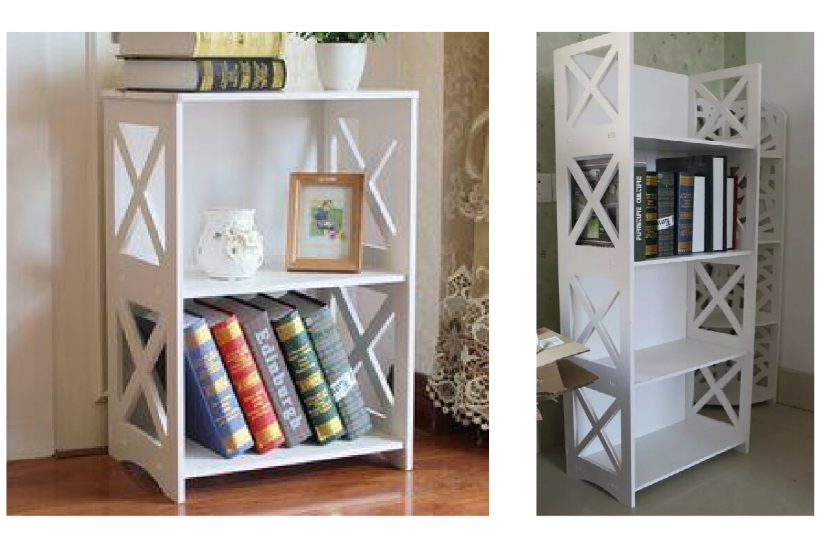 طرح قفسه کتاب مناسب برای استفاده در دستگاه های cnc چوب و cnc لیزر - laser cut diy bookshelf plans cdr file