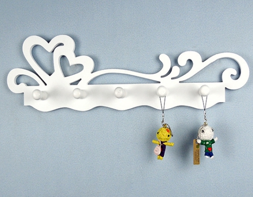 طرح آویز دیواری طرح جاکلیدی مناسب برای استفاده در دستگاه های cnc چوب و cnc لیزر - laser cut key holder wall hanging cdr file