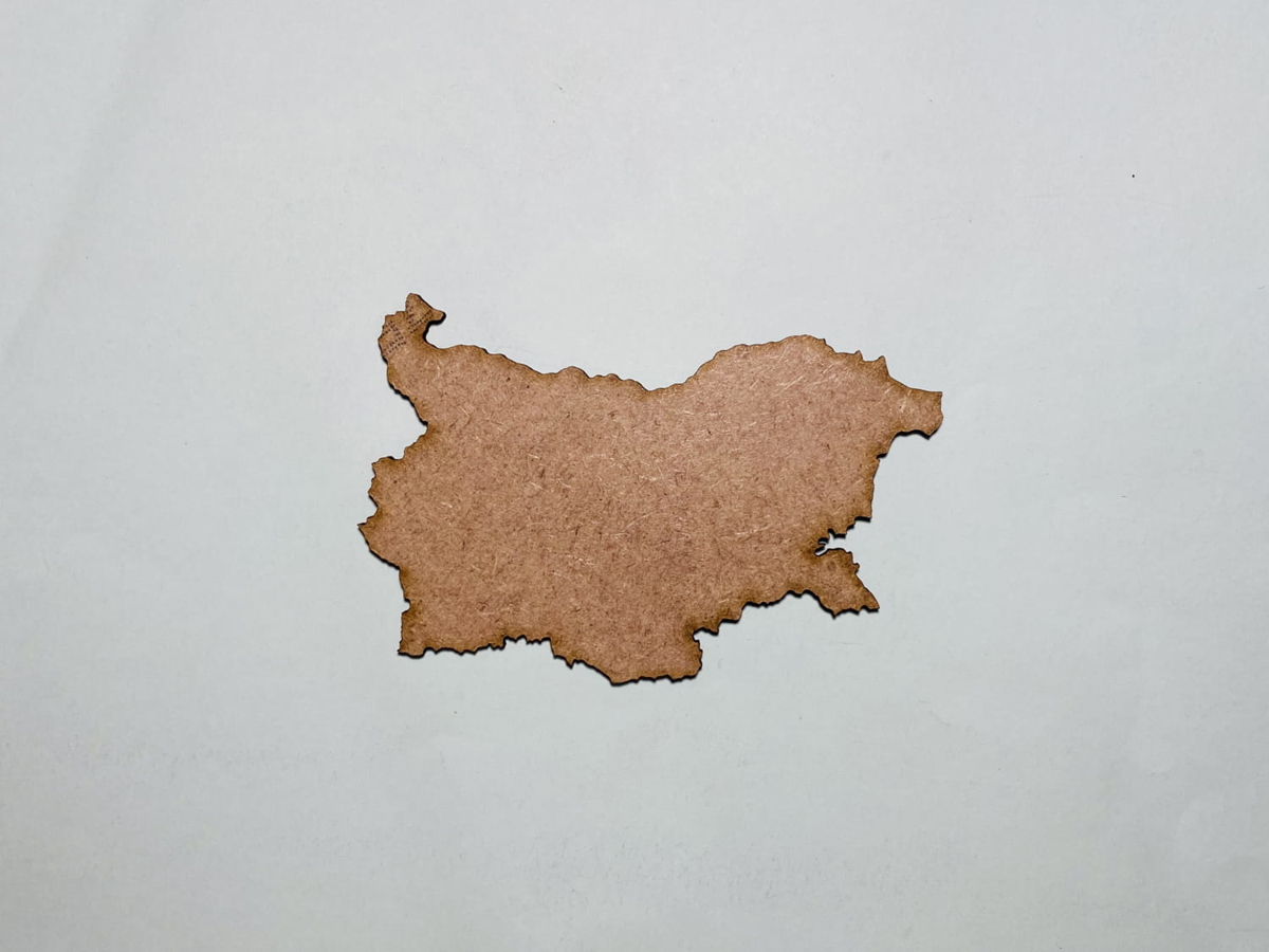 طرح برش چوب بلغارستان با فرمت کورل مخصوص لیزر برش مناسب برای استفاده در دستگاه های cnc چوب و cnc لیزر - laser cut bulgaria wood cutout unfinished craft cdr file