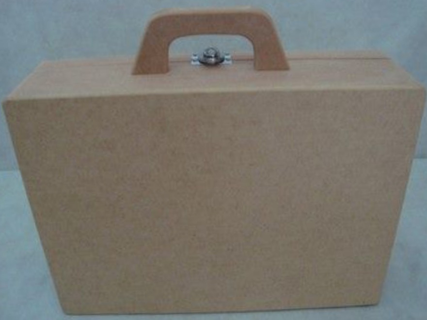 طرح چمدان با ضخامت ۳ میلی‌متر مناسب برای استفاده در دستگاه های cnc چوب و cnc لیزر - laser cut suitcase 3mm cdr file