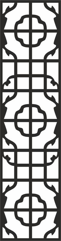 طرح مربع مشکی پیوسته مناسب برای استفاده در دستگاه های cnc چوب و cnc لیزر - black square continuous pattern cdr file