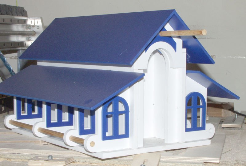 طرح کاسا آوینس مناسب برای استفاده در دستگاه های cnc چوب و cnc لیزر - laser cut casa aves dxf file