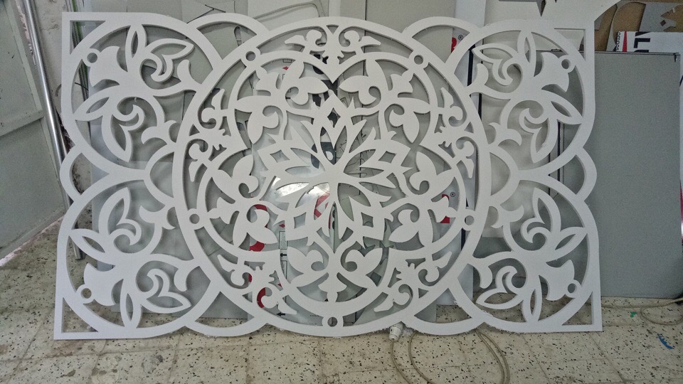 طرح پنل وکتوری مناسب برای استفاده در دستگاه های cnc چوب و cnc لیزر - laser cut vector panel cutting cdr file