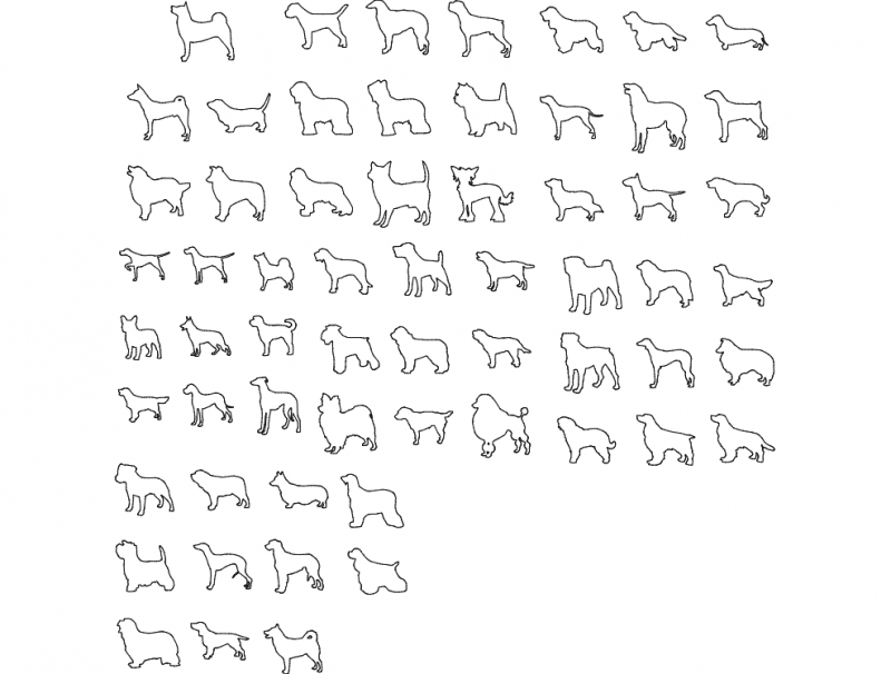 طرح سگ رفته مناسب برای استفاده در دستگاه های cnc چوب و cnc لیزر - dog gone it dxf file