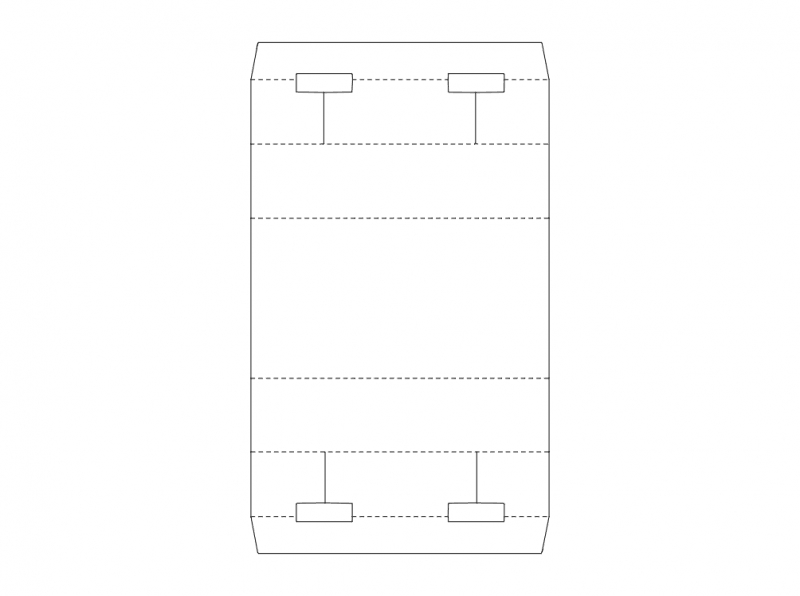 طرح بسته بندی کارتن مناسب برای استفاده در دستگاه های cnc چوب و cnc لیزر - carton packaging design dxf file