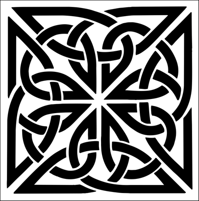 طرح استنسیل سلتیک مناسب برای استفاده در دستگاه های cnc چوب و cnc لیزر - celtic stencils dxf file