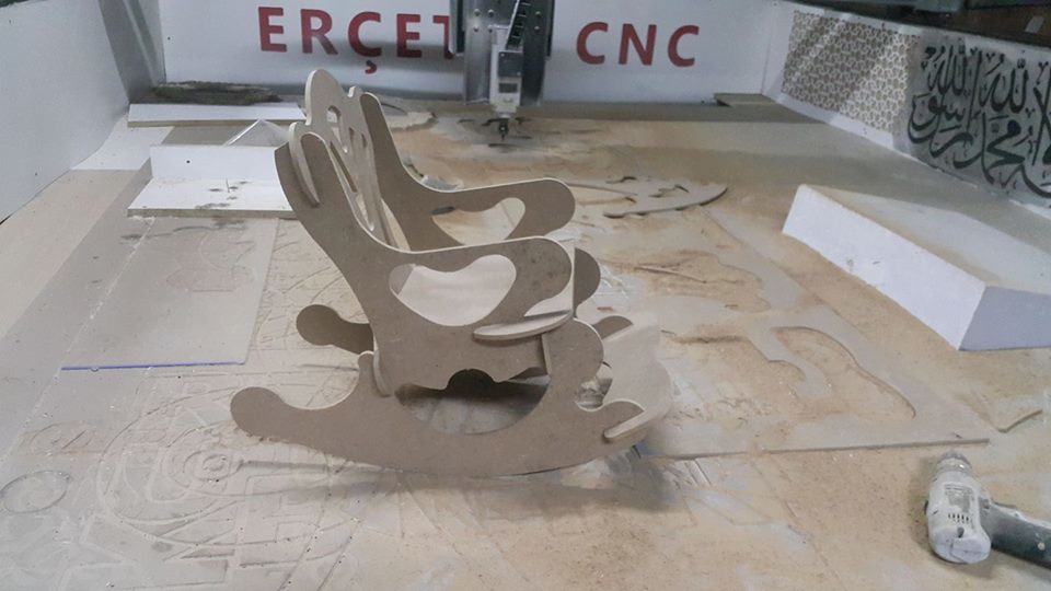 طرح سندلی مناسب برای استفاده در دستگاه های cnc چوب و cnc لیزر - sandalye dxf file