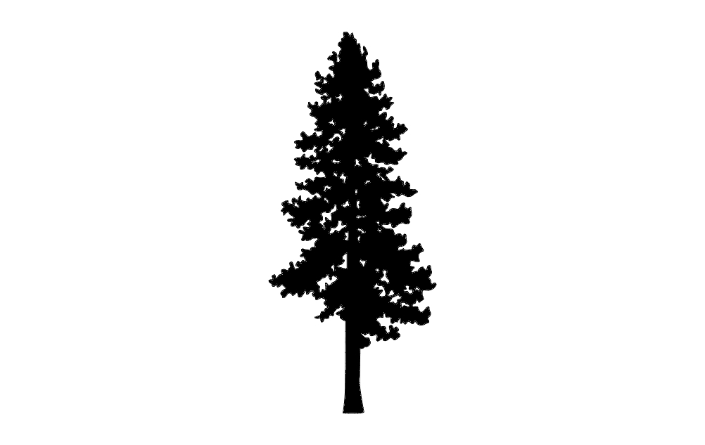 طرح درختان مناسب برای استفاده در دستگاه های cnc چوب و cnc لیزر - trees dxf file