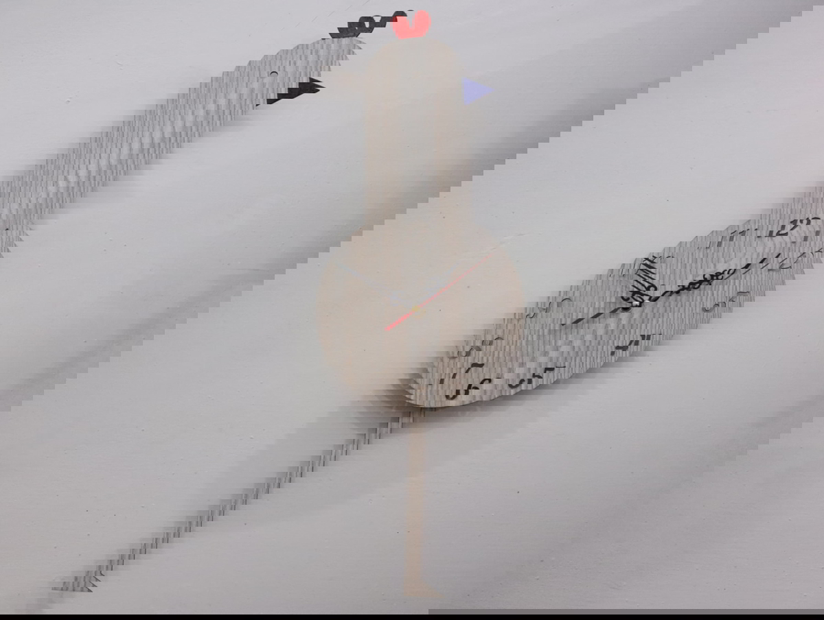 طرح ساعت دیواری طرح اردک مناسب برای استفاده در دستگاه های cnc چوب و cnc لیزر - laser cut duck wall clock cdr file