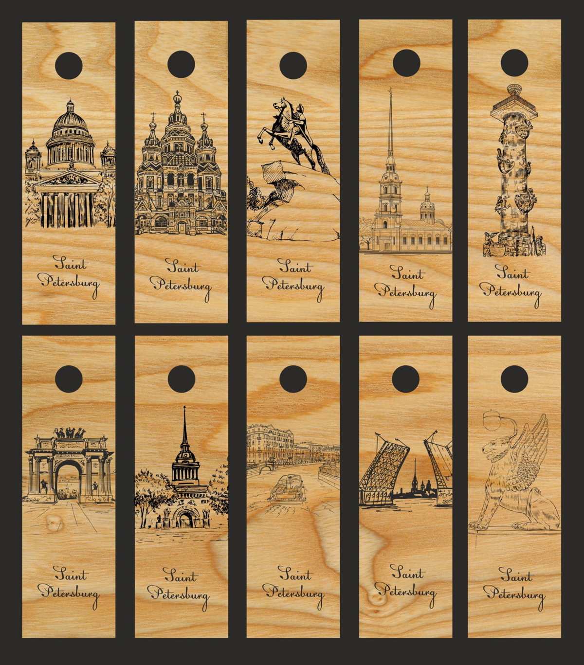 طرح تزئینات سن پترزبورگ مناسب برای استفاده در دستگاه های cnc چوب و cnc لیزر - laser cut saint petersburg decorations cdr file