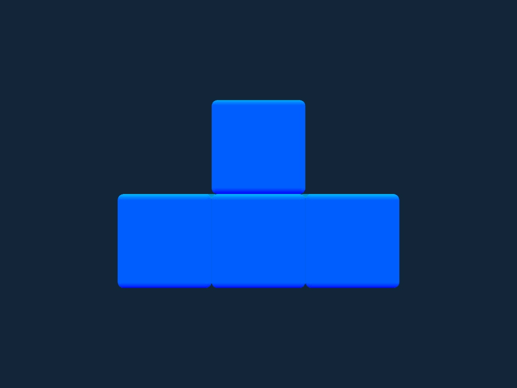 طرح بلوک تتریس مناسب برای استفاده در دستگاه های cnc چوب و cnc لیزر - tetris block t stl file
