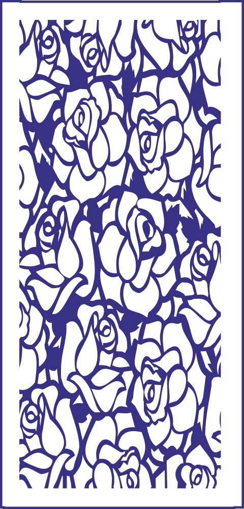 طرح با طرح وکتور گل مناسب برای استفاده در دستگاه های cnc چوب و cnc لیزر - flowers pattern vector cdr file