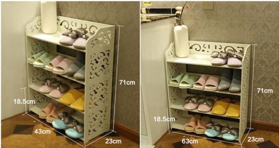 طرح جا کفشی مناسب برای استفاده در دستگاه های cnc چوب و cnc لیزر - laser cut shoe rack storage cdr file