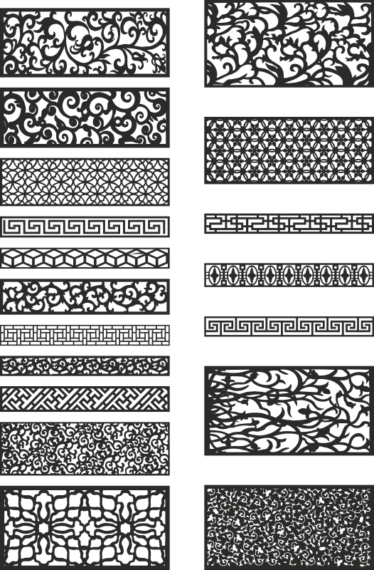 طرح های رایگان مناسب برای استفاده در دستگاه های cnc چوب و cnc لیزر - free patterns for laser cutting cdr file