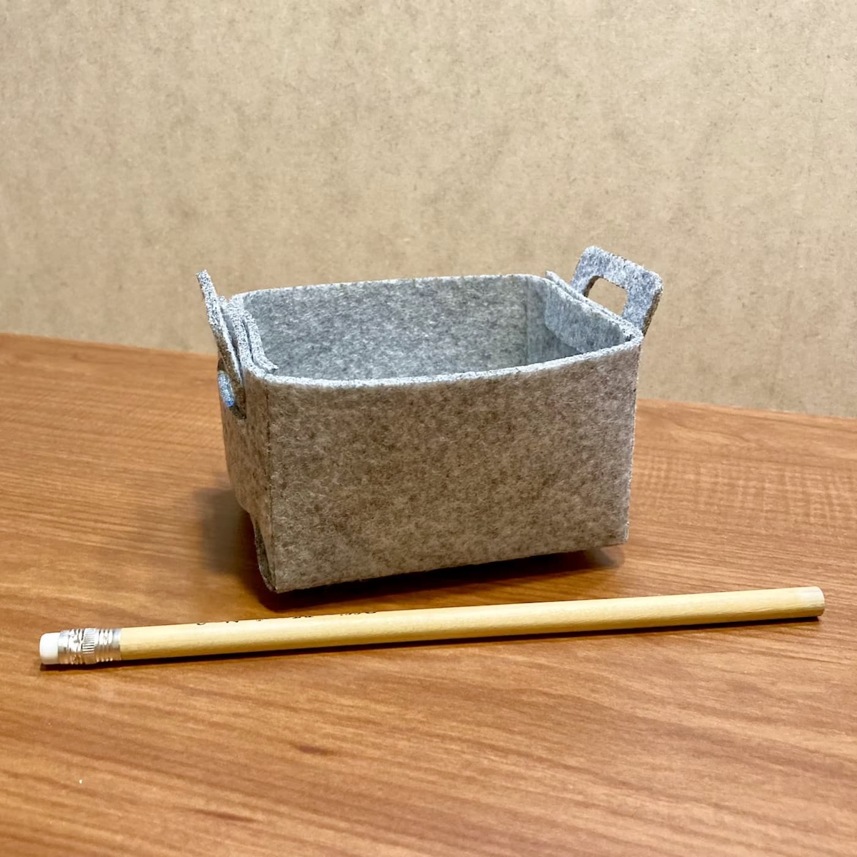 طرح سبد نمدی کوچک مناسب برای استفاده در دستگاه های cnc چوب و cnc لیزر - laser cut mini felt basket svg file
