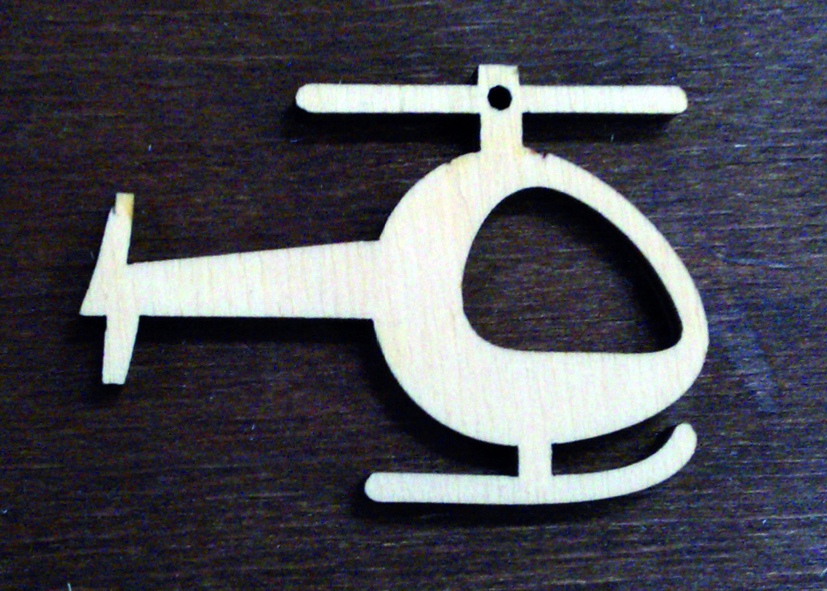 طرح تخته سه لایی هلیکوپتر مناسب برای استفاده در دستگاه های cnc چوب و cnc لیزر - laser cut helicopter plywood cdr file
