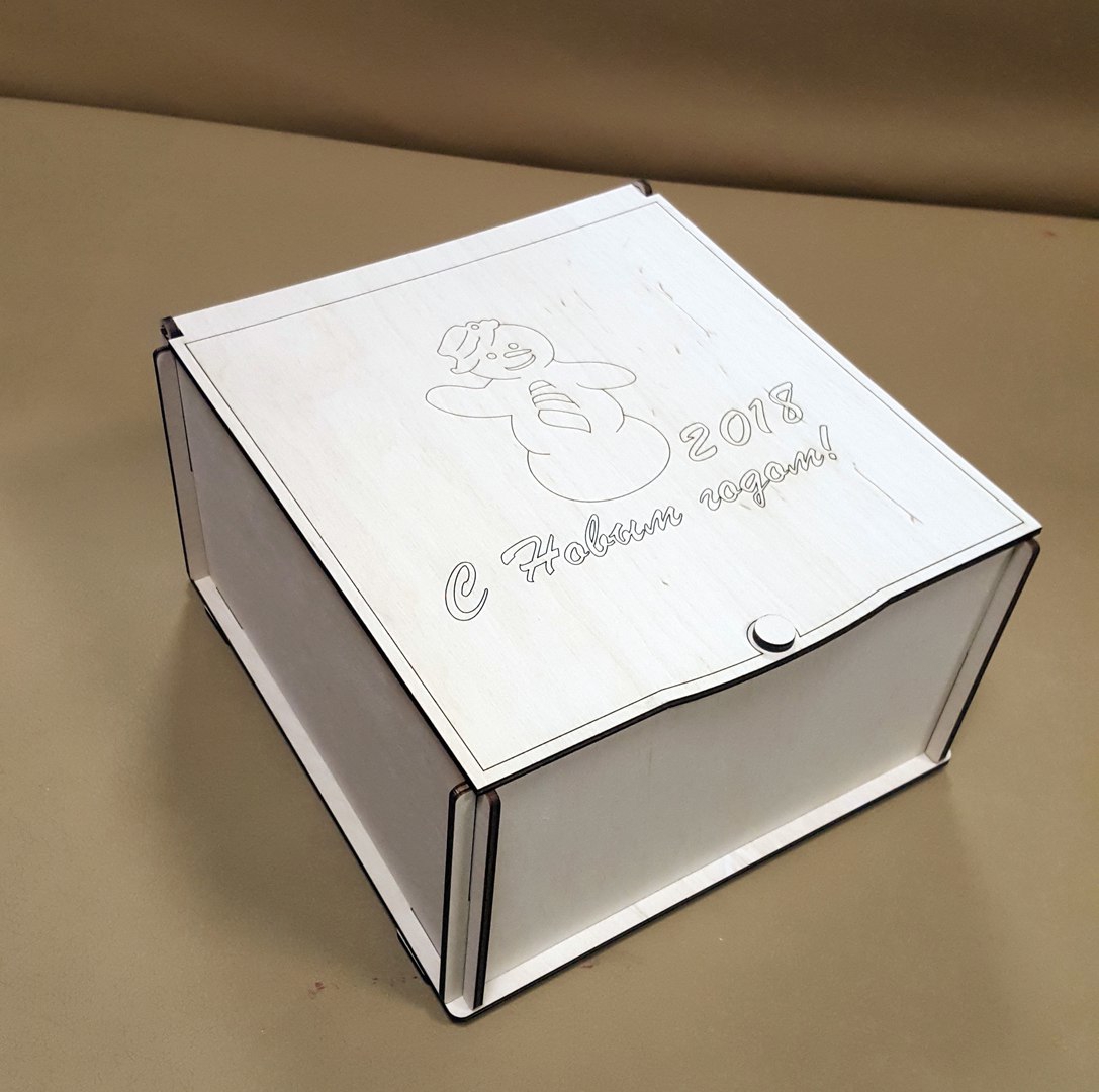 طرح جعبه شیرینی مناسب برای استفاده در دستگاه های cnc چوب و cnc لیزر - laser cut candy box template cdr file